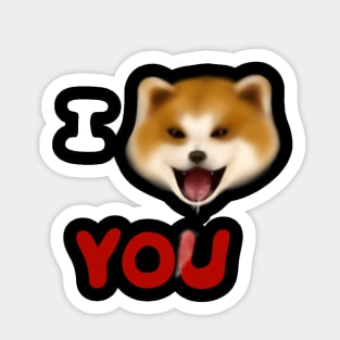 I SHIBA INU YOU Sticker